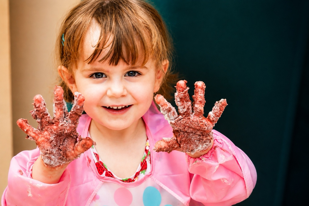 Children exploring at Indus Early Learning Centre